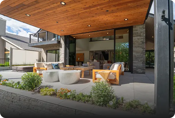 Outdoor Kitchen/Living Spaces